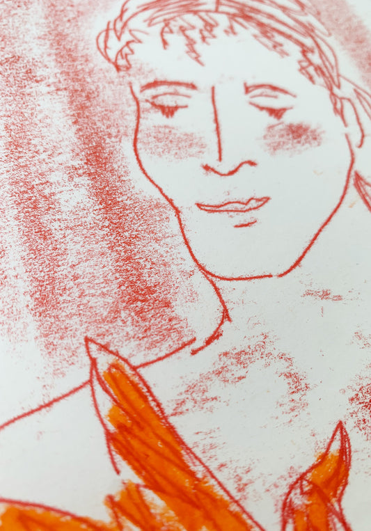 The Beast Are Within Me and I'l Let Them Grow, Monoprint #3