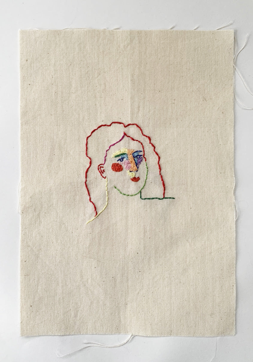 Mini Embroidered Portrait #3
