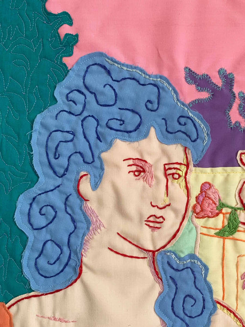 A summer's evening with rose (Quilt 4)