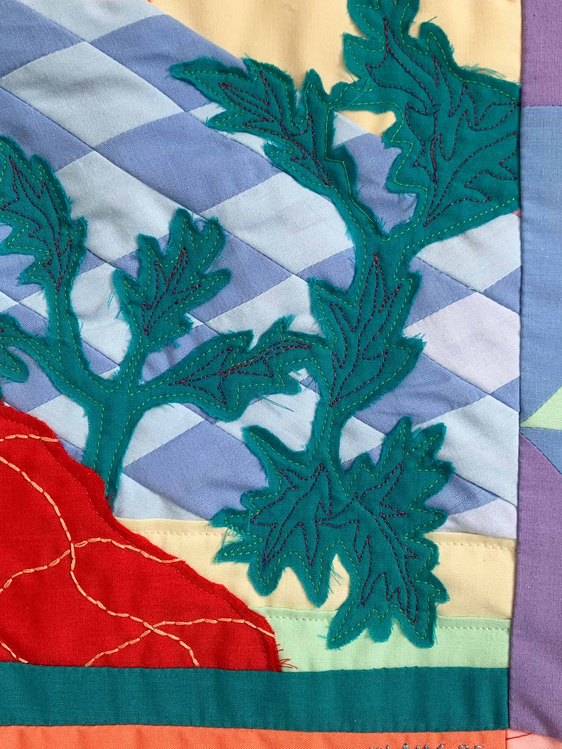 A summer's evening with rose (Quilt 4)