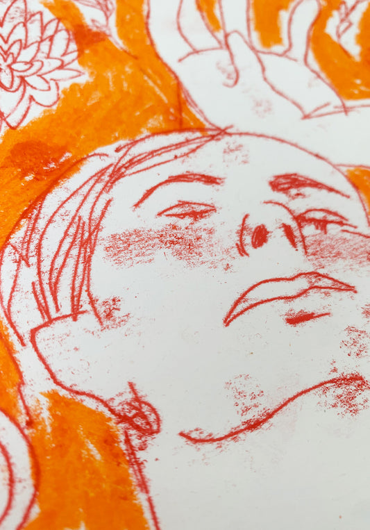 The Beast Are Within Me and I'l Let Them Grow, Monoprint #2