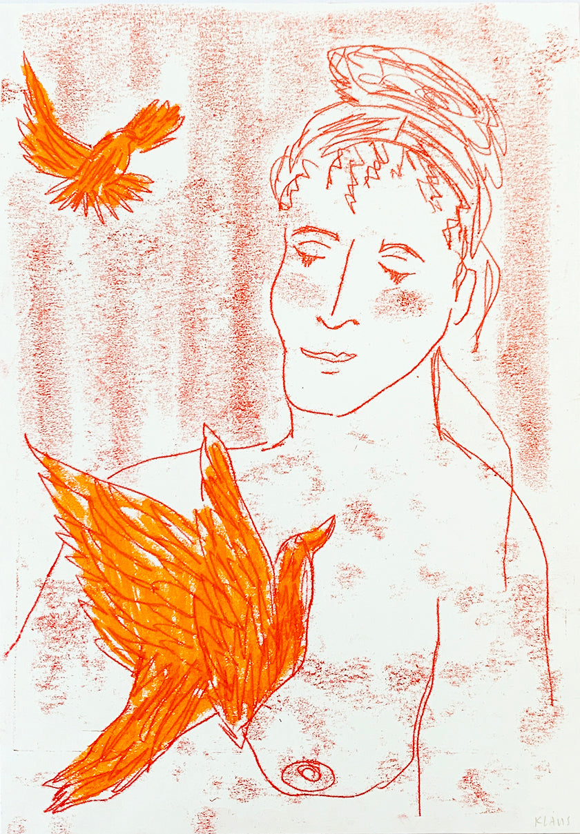 The Beast Are Within Me and I'l Let Them Grow, Monoprint #3