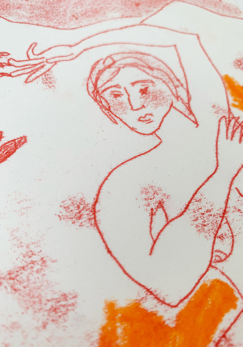 The Beast Are Within Me and I'l Let Them Grow, Monoprint #4