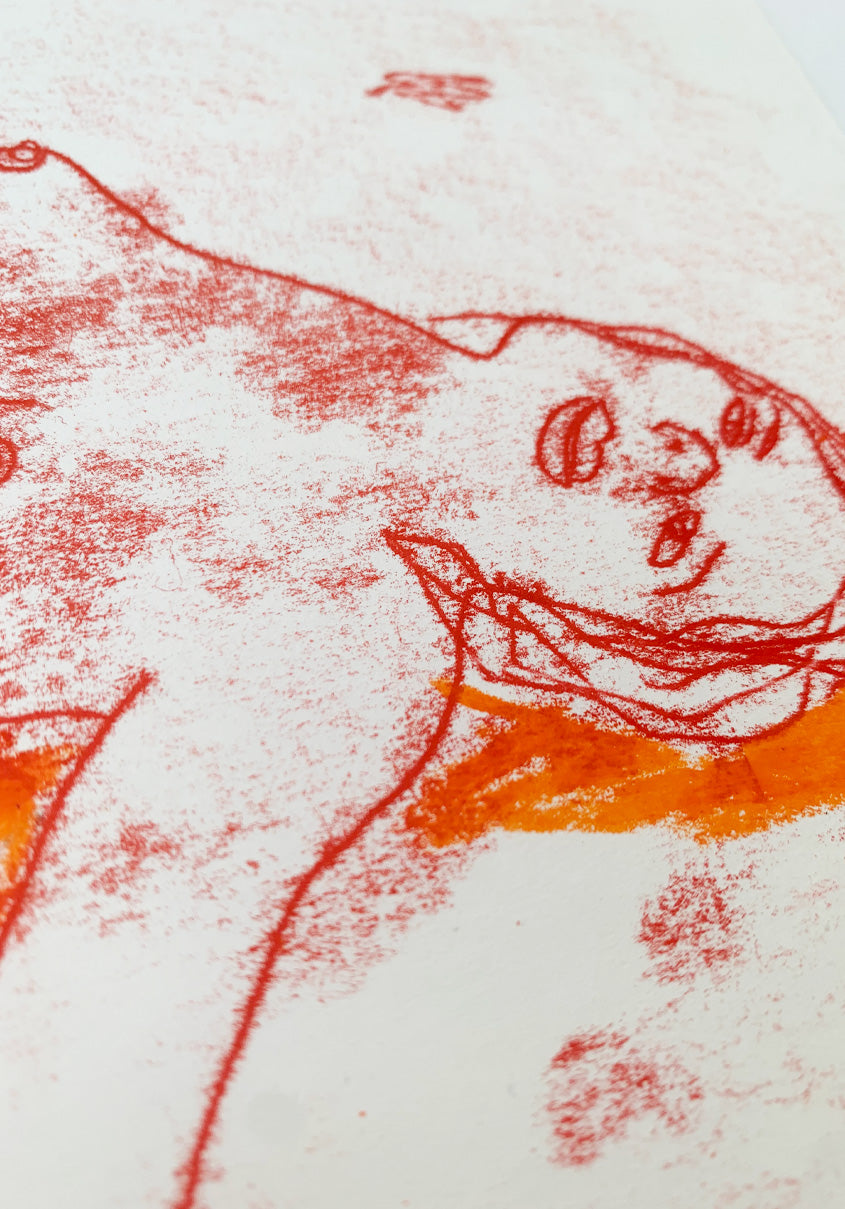 The Beast Are Within Me and I'l Let Them Grow, Monoprint #5