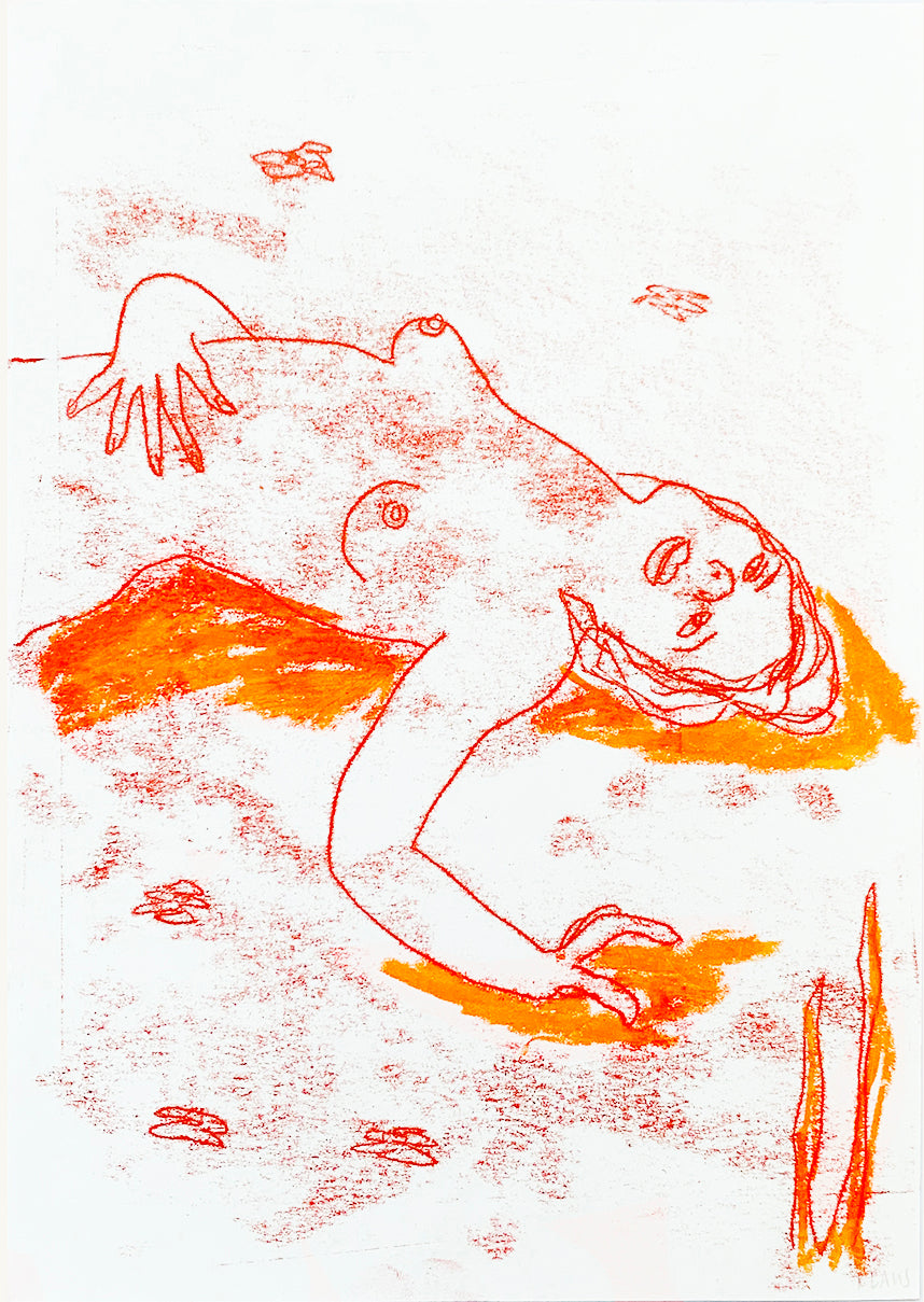 The Beast Are Within Me and I'l Let Them Grow, Monoprint #5