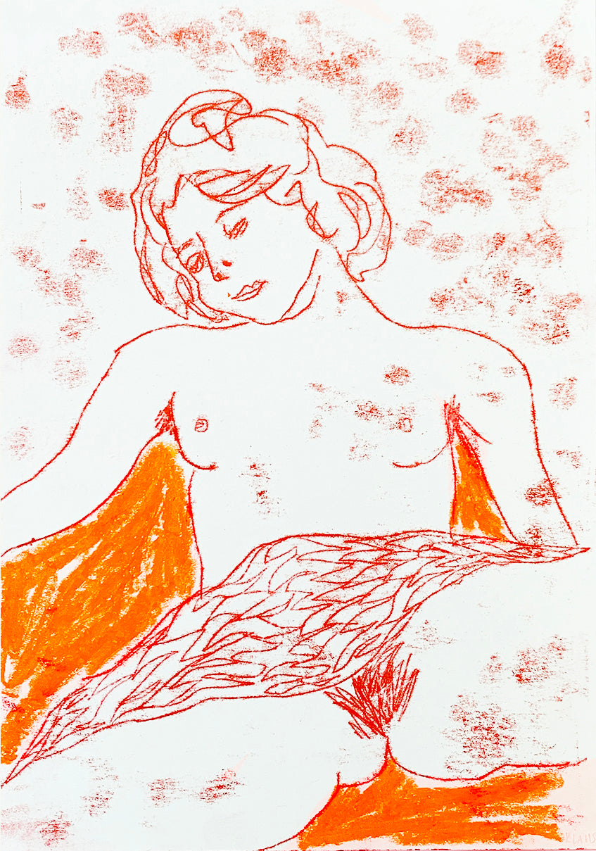 The Beast Are Within Me and I'l Let Them Grow, Monoprint #6