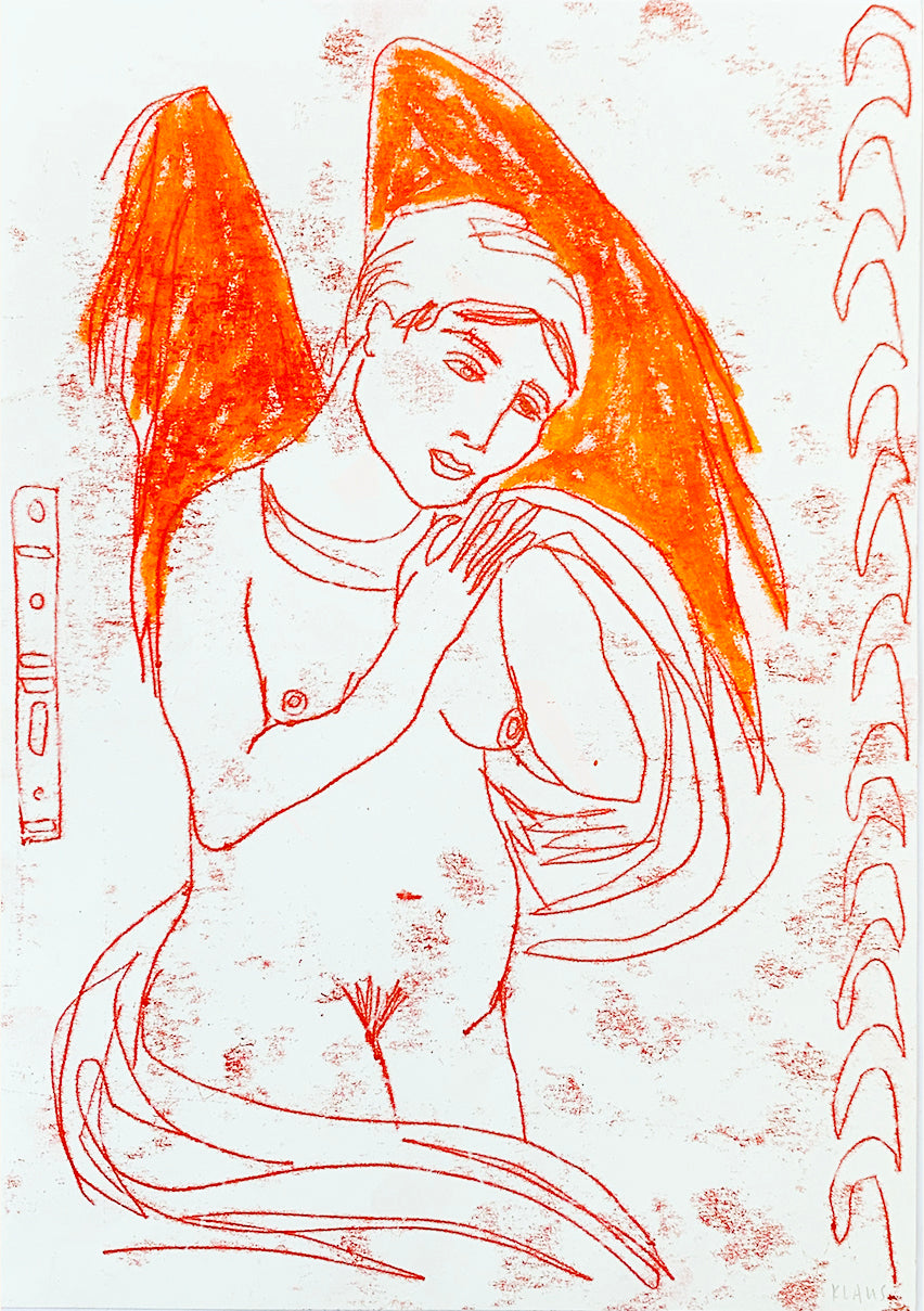 The Beast Are Within Me and I'l Let Them Grow, Monoprint #7