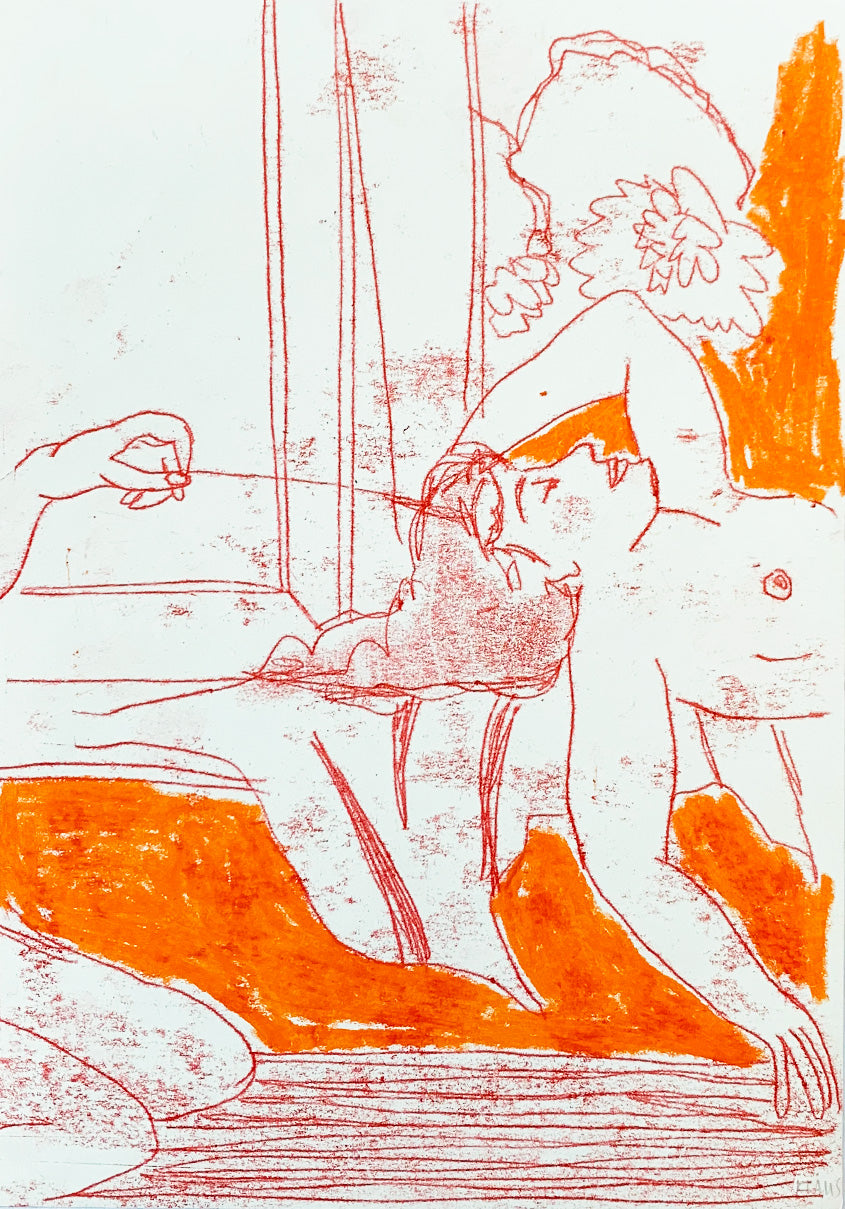 The Beast Are Within Me and I'l Let Them Grow, Monoprint #9