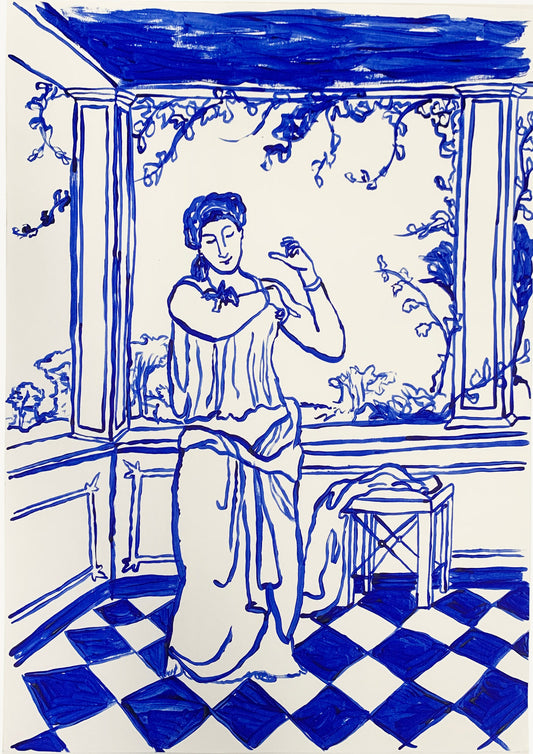 Woman with Bird